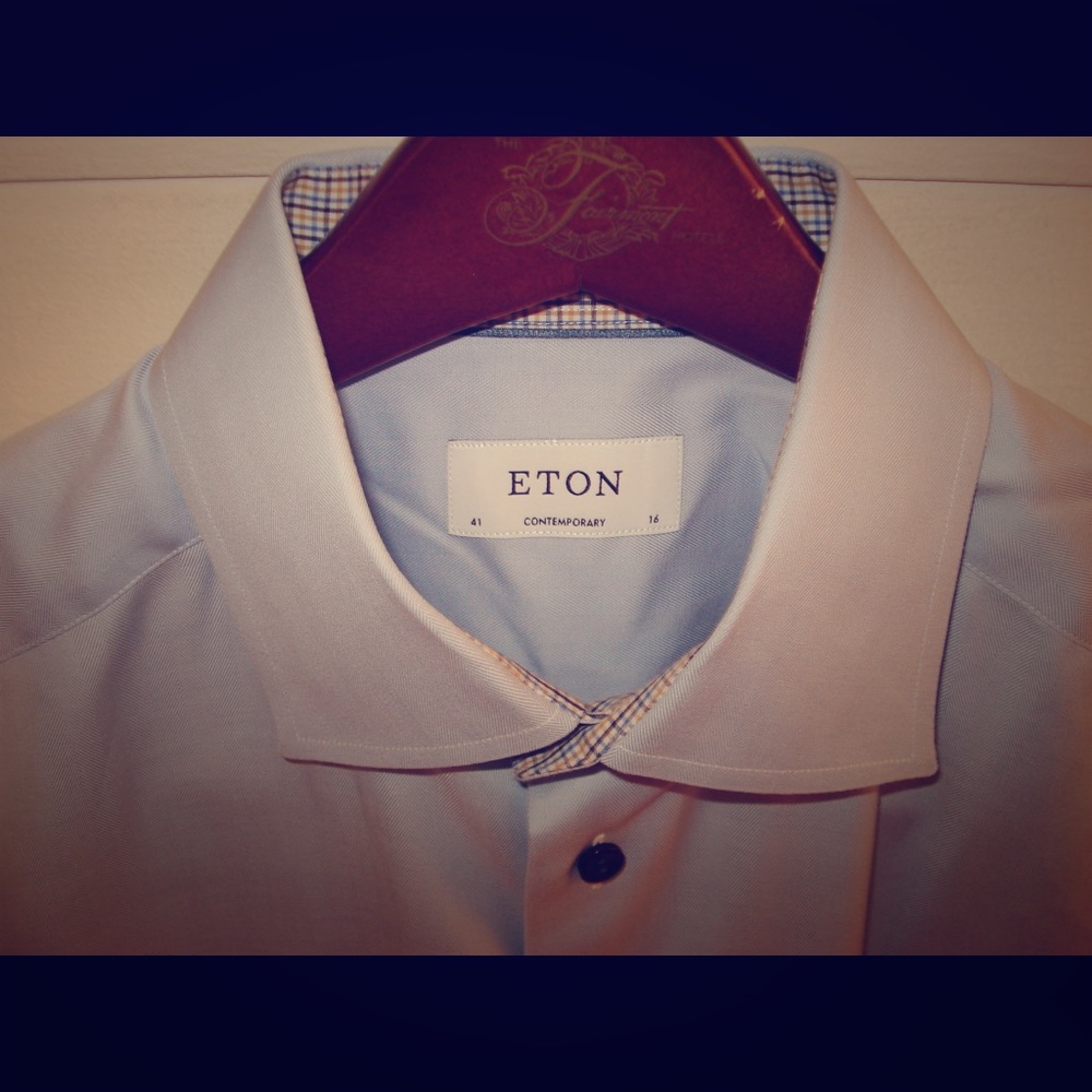ETON Contemporary Fit Twill 16 41